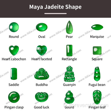 Lucky Leaf Maya Jadeite Ston